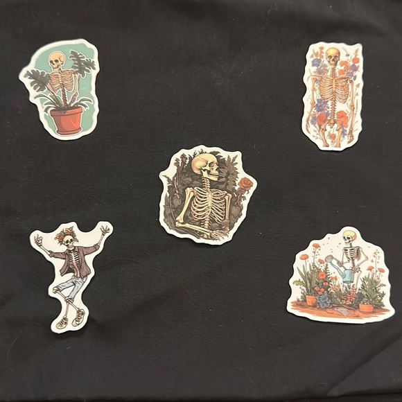 Other - Floral skull stickers/decals